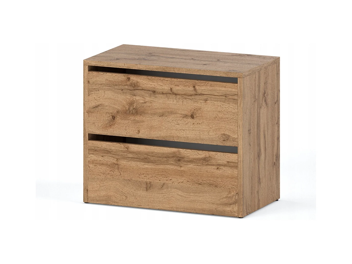 Meuble à Chaussures 60x36x50 cm Chêne Wotan 5paires– Petit Rangement Étagère pour Entrée