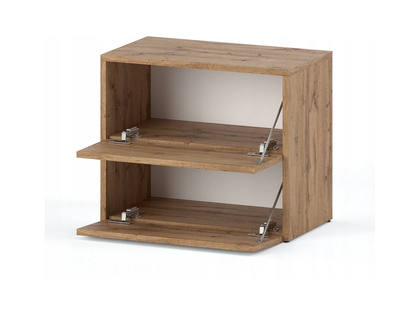 Meuble à Chaussures 60x36x50 cm Chêne Wotan 5paires– Petit Rangement Étagère pour Entrée