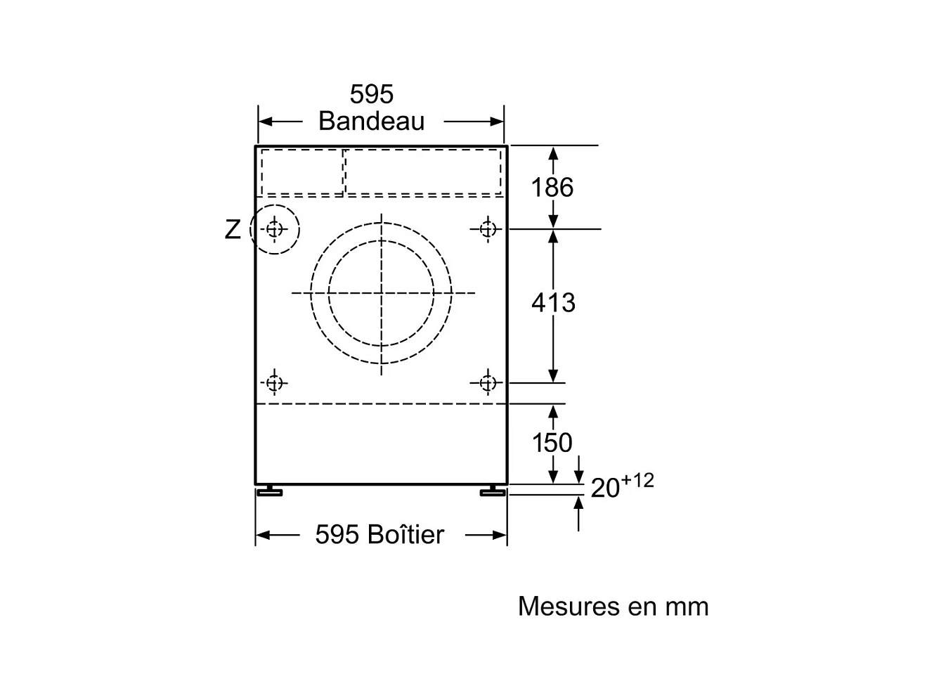 Siemens Lave-linge séchant intégrable 7/4kg 1400 tours/min - WK14D543FR