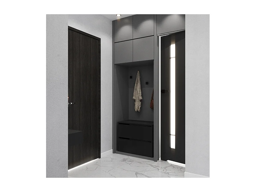 Meuble à Chaussures 60x36x50 cm Noir 5paires– Petit Rangement Étagère pour Entrée