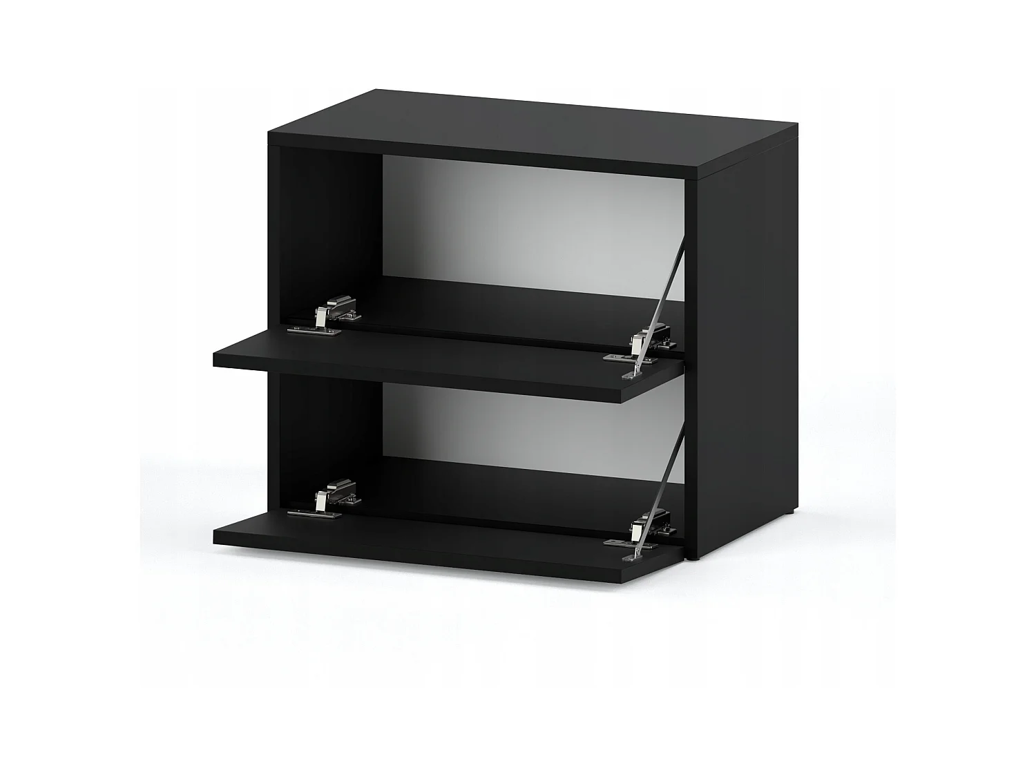 Meuble à Chaussures 60x36x50 cm Noir 5paires– Petit Rangement Étagère pour Entrée