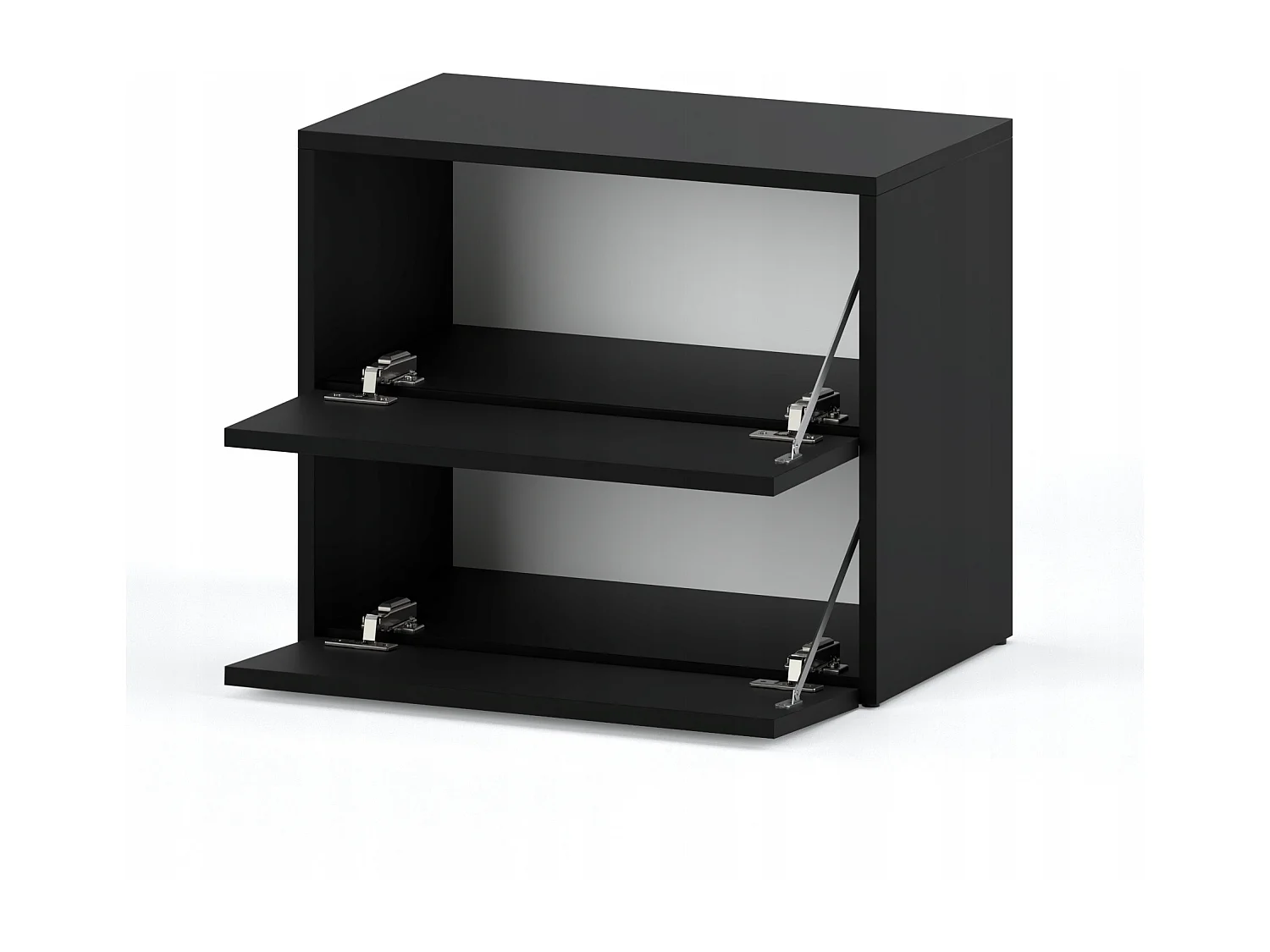 Meuble à Chaussures 60x36x50 cm Noir 5paires– Petit Rangement Étagère pour Entrée