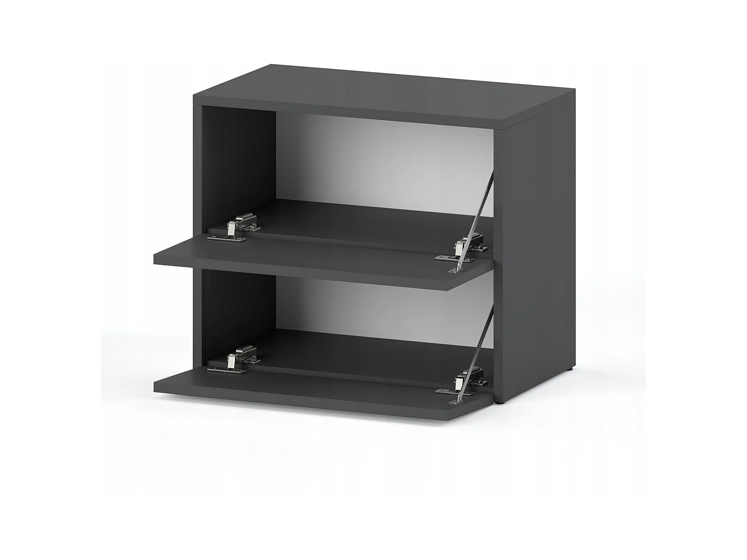 Meuble à Chaussures 60x36x50 cm Gris  5paires– Petit Rangement Étagère pour Entrée