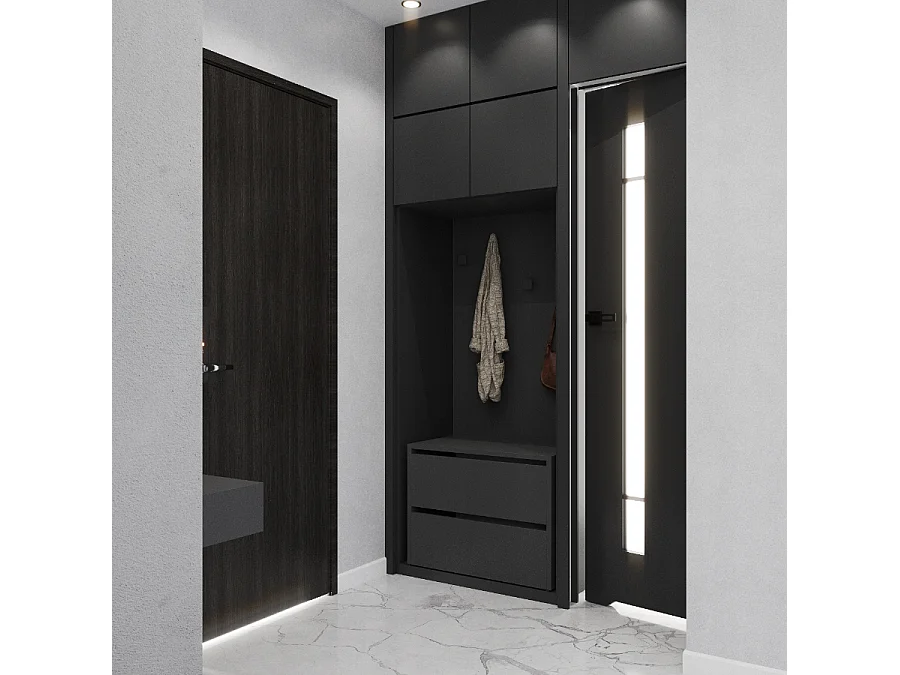 Meuble à Chaussures 60x36x50 cm Gris  5paires– Petit Rangement Étagère pour Entrée