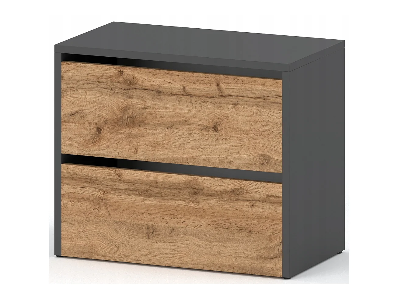 Meuble à Chaussures 60x36x50 cm Gris Chêne Wotan 5paires– Petit Rangement Étagère pour Entrée