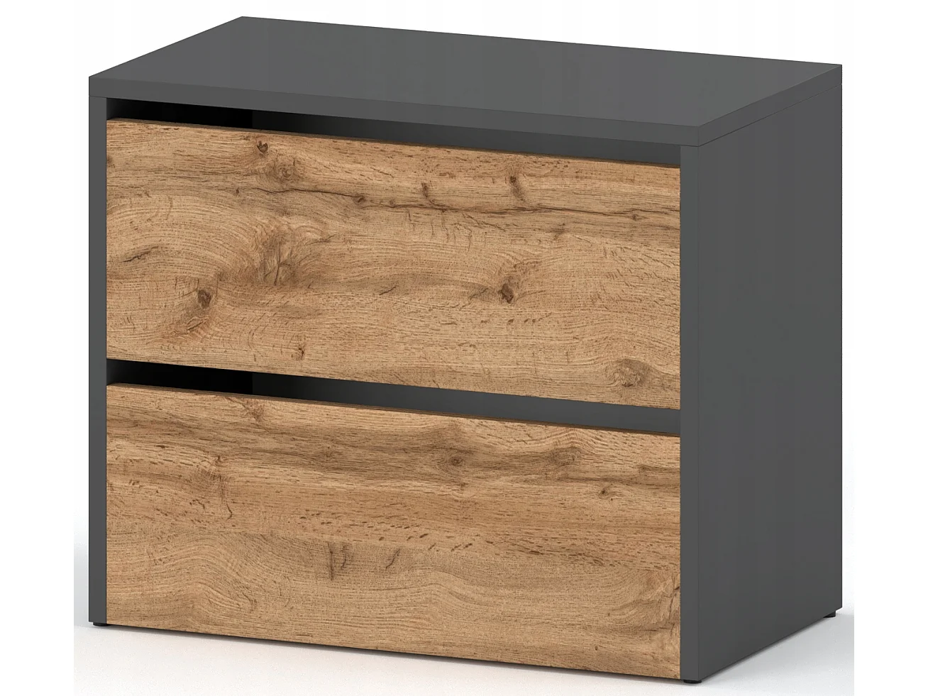 Meuble à Chaussures 60x36x50 cm Gris Chêne Wotan 5paires– Petit Rangement Étagère pour Entrée