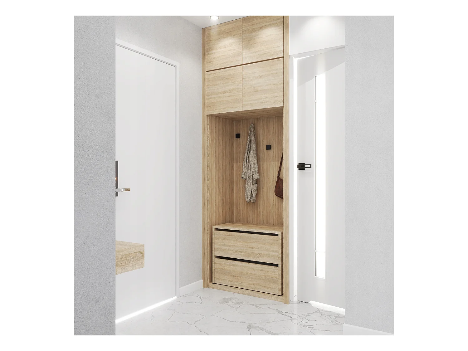 Meuble à Chaussures 60x36x50 cm Chêne Sonoma 5paires– Petit Rangement Étagère pour Entrée