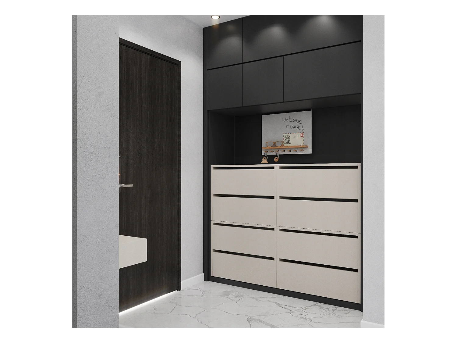 Grand Meuble à Chaussures 120x36x100cm-20paires  Cachemire – Haut Rangement Étagère pour Entrée