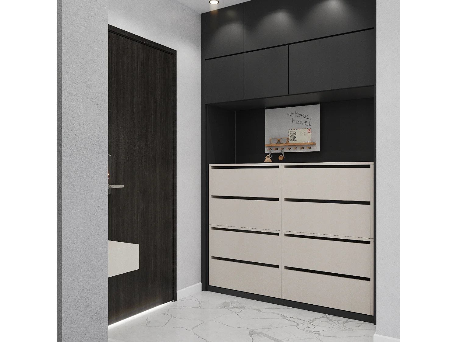 Grand Meuble à Chaussures 120x36x100cm-20paires  Cachemire – Haut Rangement Étagère pour Entrée