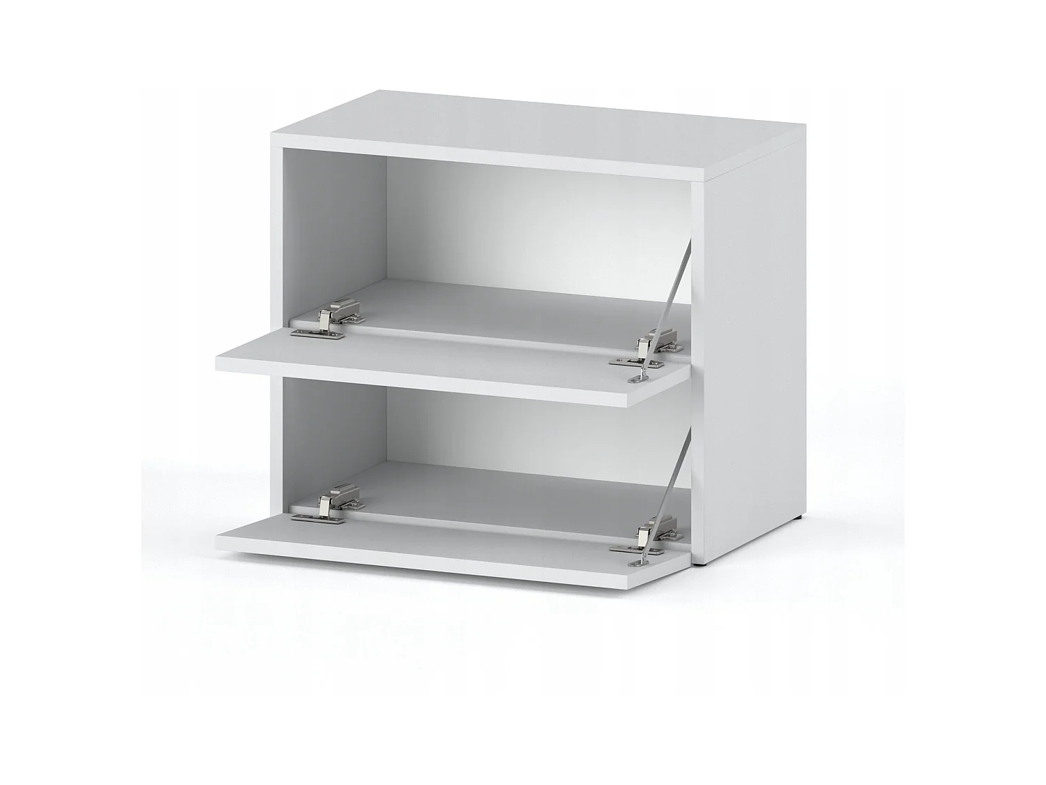 Meuble à Chaussures 60x36x50 cm Blanc 5paires– Petit Rangement Étagère pour Entrée