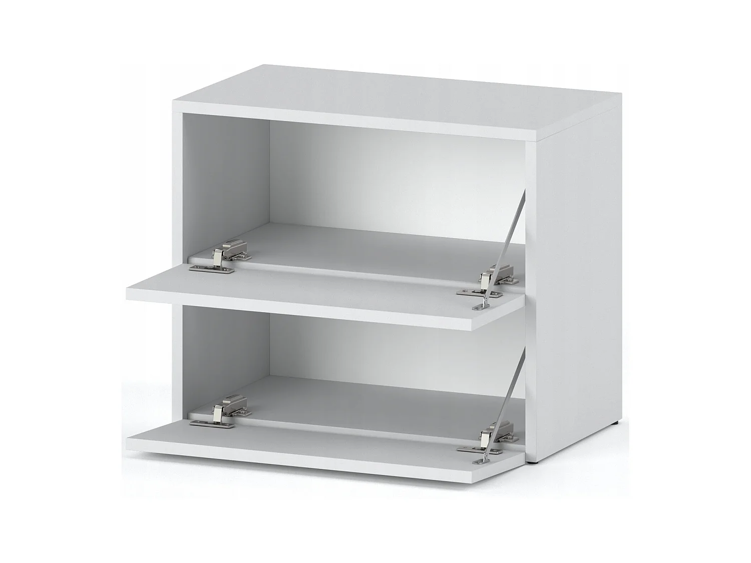 Meuble à Chaussures 60x36x50 cm Blanc 5paires– Petit Rangement Étagère pour Entrée