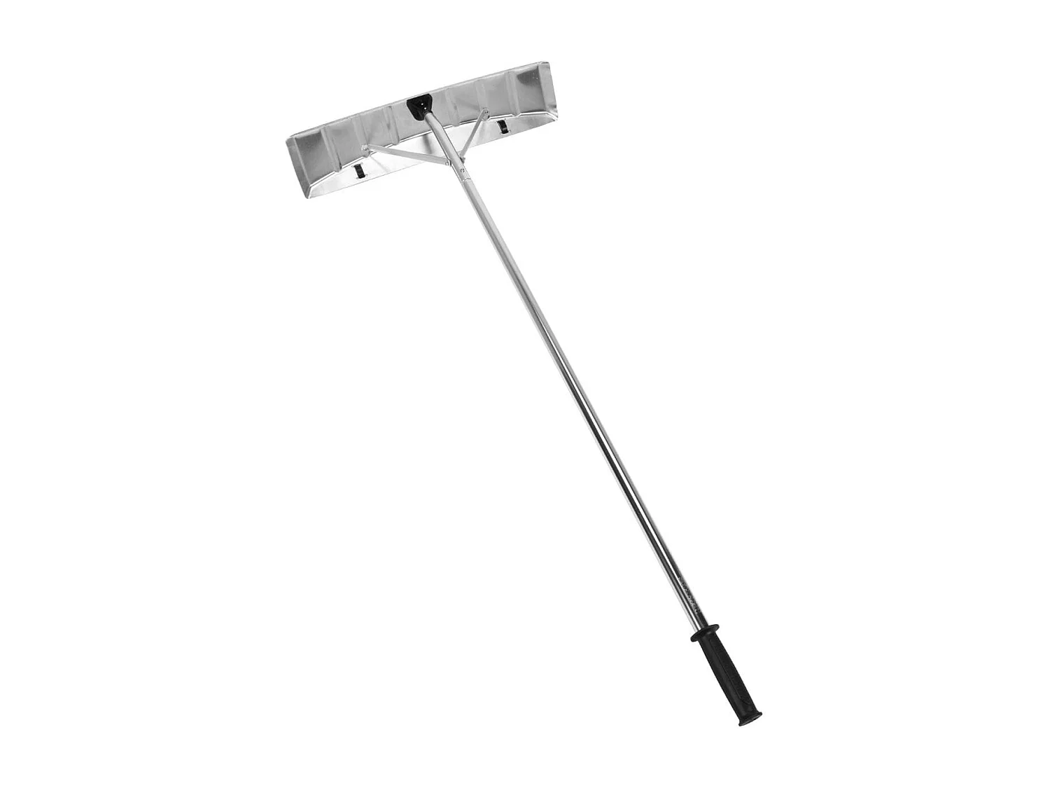 Râteau de Toit à Neige Extensible 1,50-6 m Déneigement de Toit en Aluminium avec Lame 63 cm 1 Tige de Manipulation et 4 Extensibles 2 Rouleaux