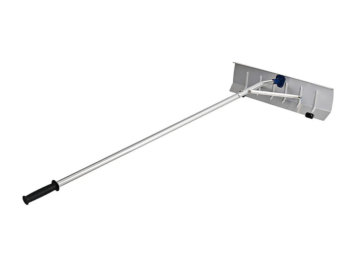 Râteau de Toit à Neige Extensible 160-610CM Déneigement de Toit en Aluminium avec Lame 66 cm 5 Sections Poignée Antidérapante et 2 Rouleaux