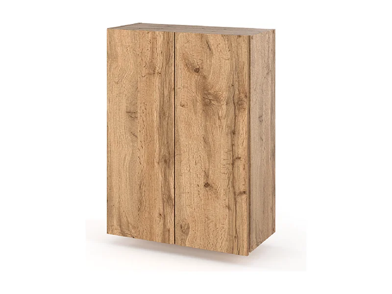 Armoire murale Chêne Wotan 60 cm – Meuble haut et colonne pour salle de bain