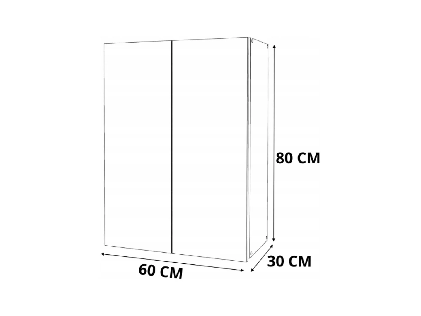 Armoire murale Chêne Wotan 60 cm – Meuble haut et colonne pour salle de bain