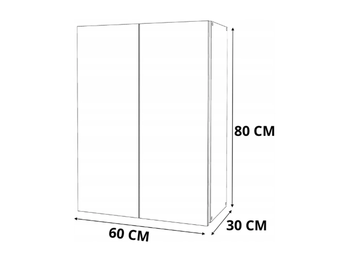 Armoire murale Chêne Wotan 60 cm – Meuble haut et colonne pour salle de bain
