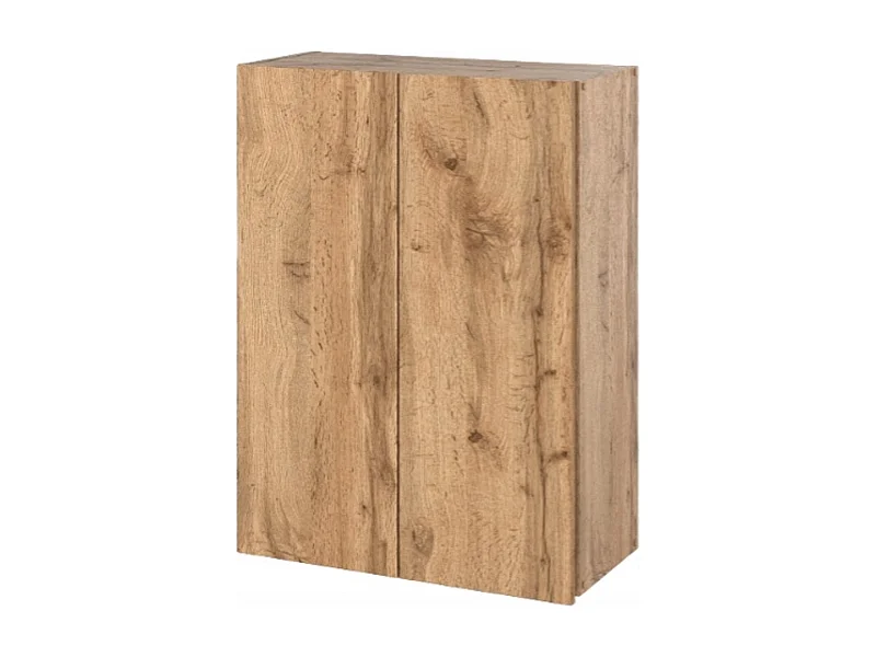 Armoire murale Chêne Wotan 60 cm – Meuble haut et colonne pour salle de bain