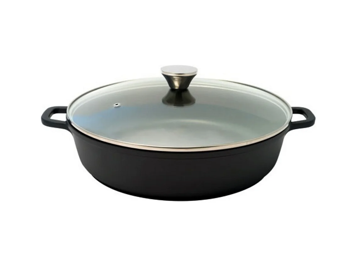 Baumalu Cocotte en fonte 32cm 5l noir - 384940