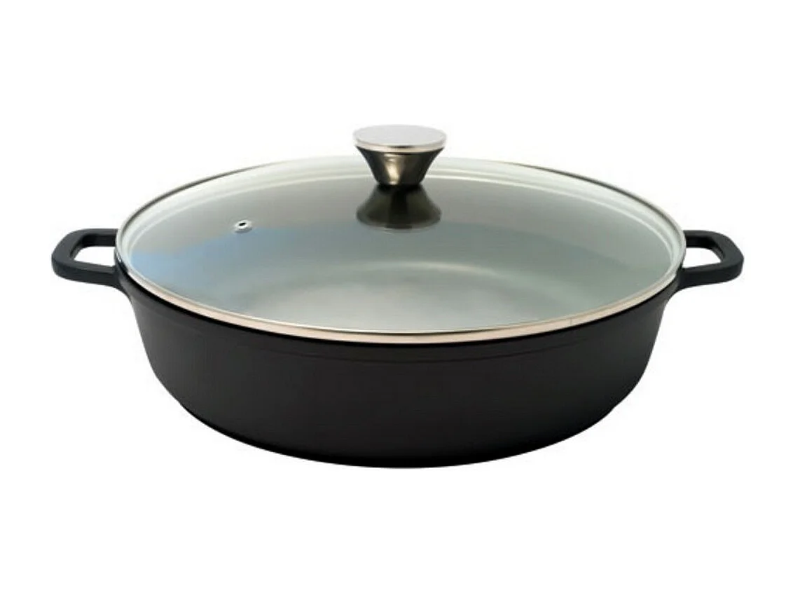 Baumalu Cocotte en fonte 32cm 5l noir - 384940