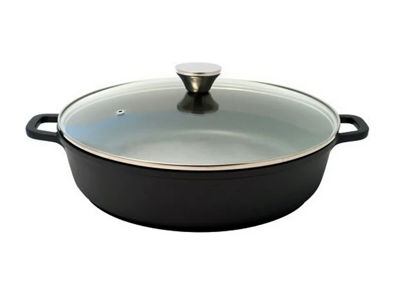 Baumalu Cocotte en fonte 36cm 6.5l noir - 384941