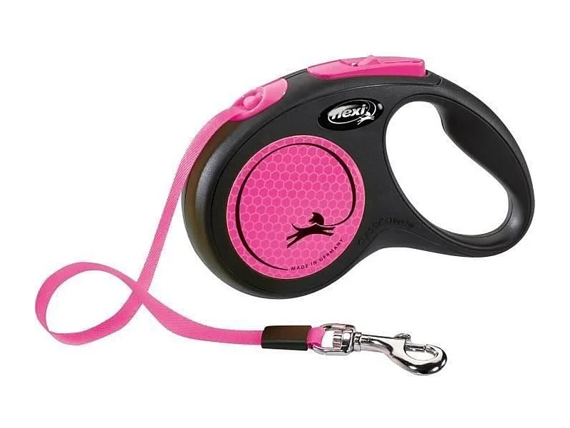 Riemriem - Maat S - 5m - Fluorescerend roze