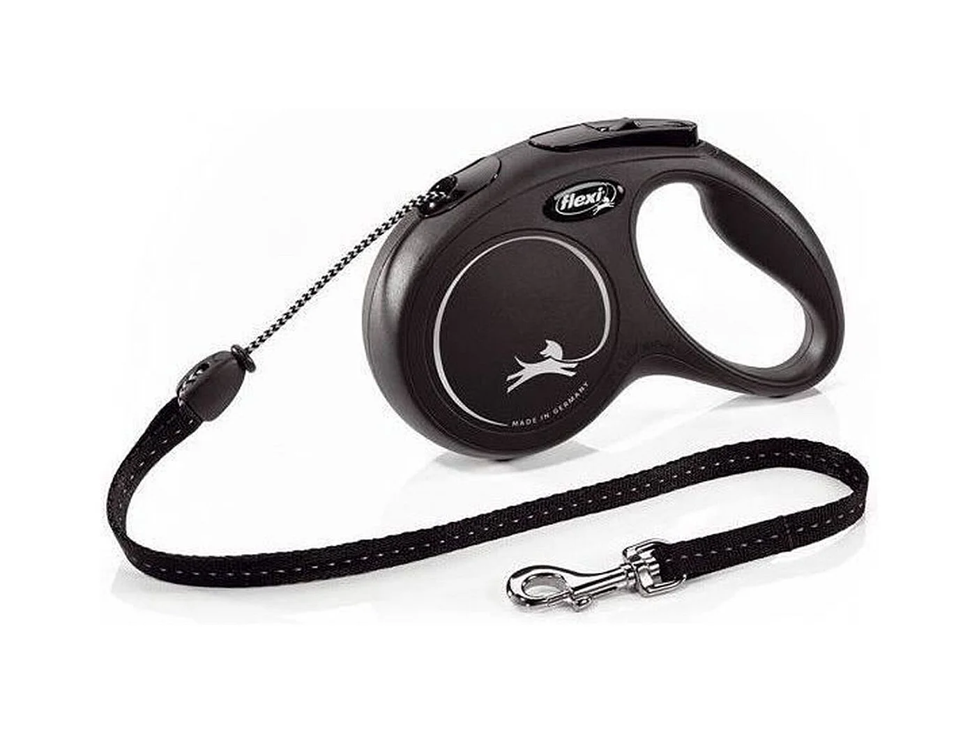 Laisse New Classic M Cord 5 m noir