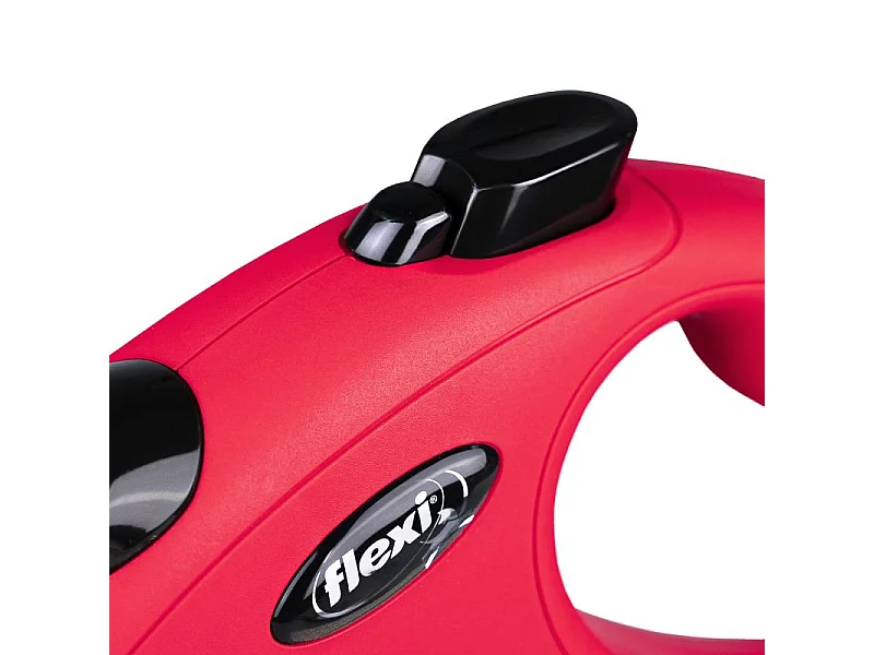 Laisse sangle - Taille L - 5 m - Rouge