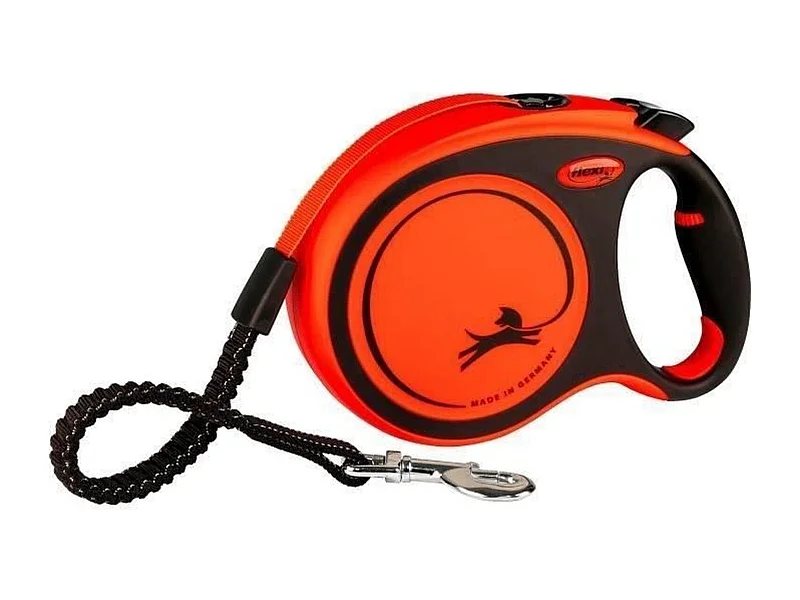 Riemriem - Maat L - 8m - Zwart en oranje