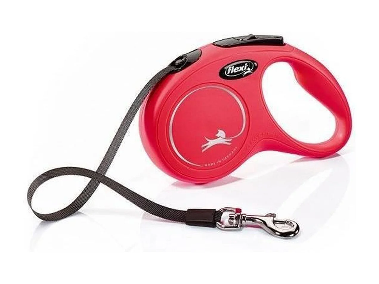 Laisse New Classic S Tape 5 m rouge