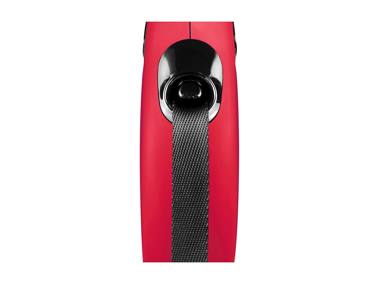 Laisse New Classic S Tape 5 m rouge