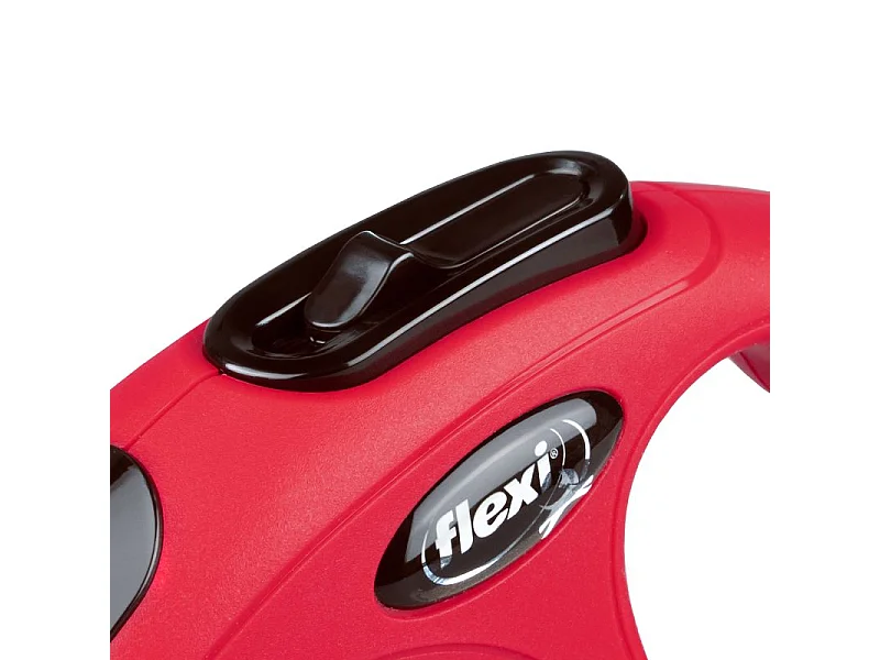 Laisse New Classic S Tape 5 m rouge