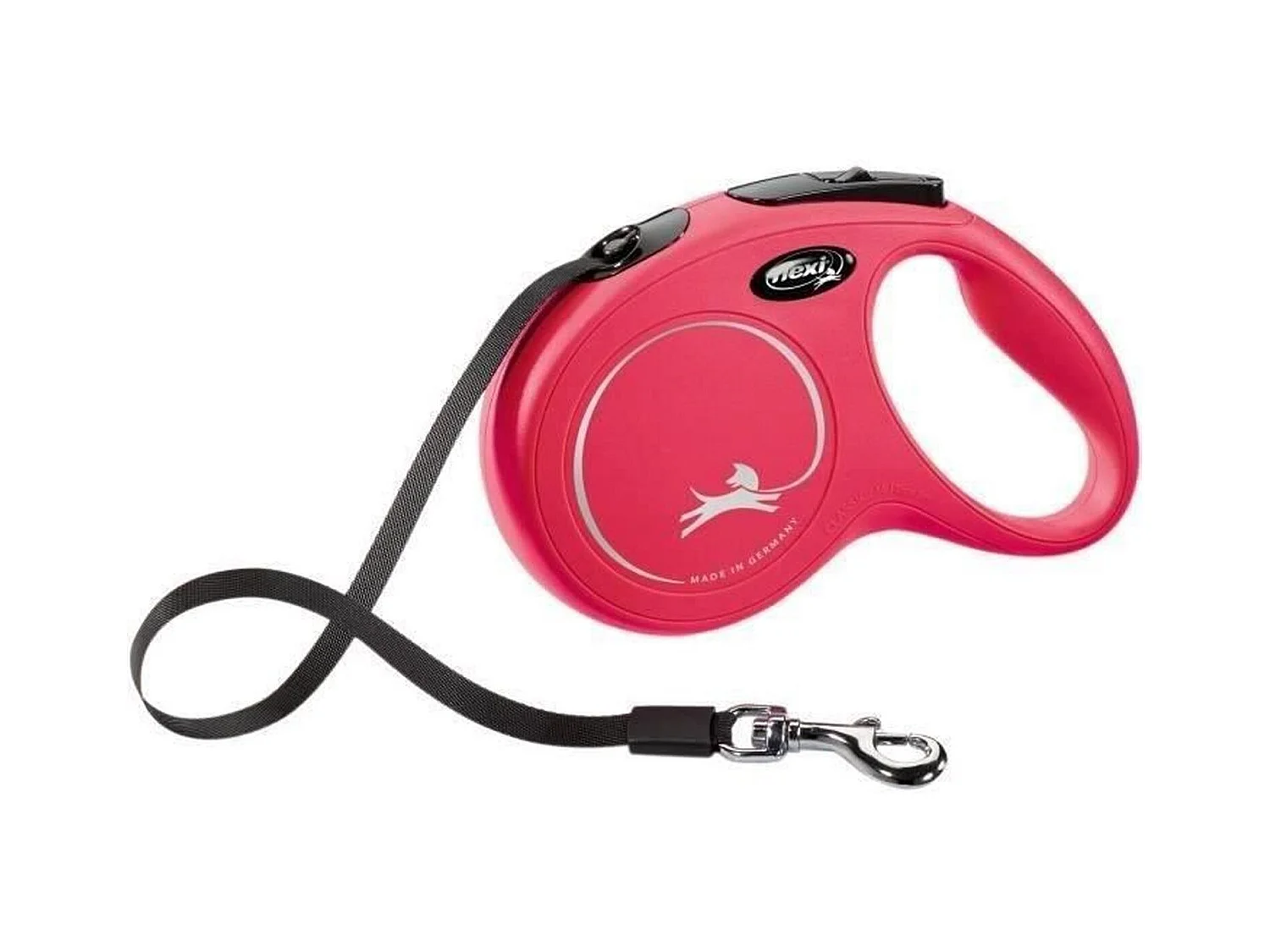 Laisse sangle - Taille M - 5 m - Rouge