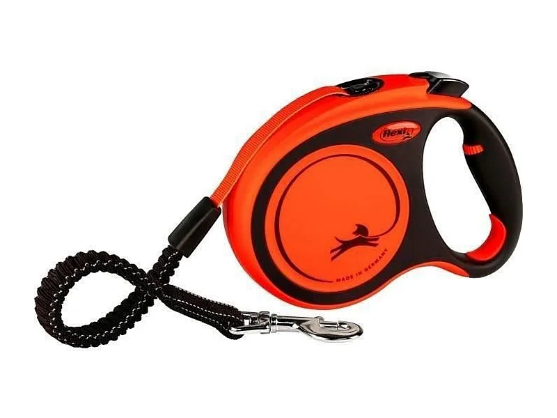 Riemriem - Maat L - 5m - Zwart en oranje