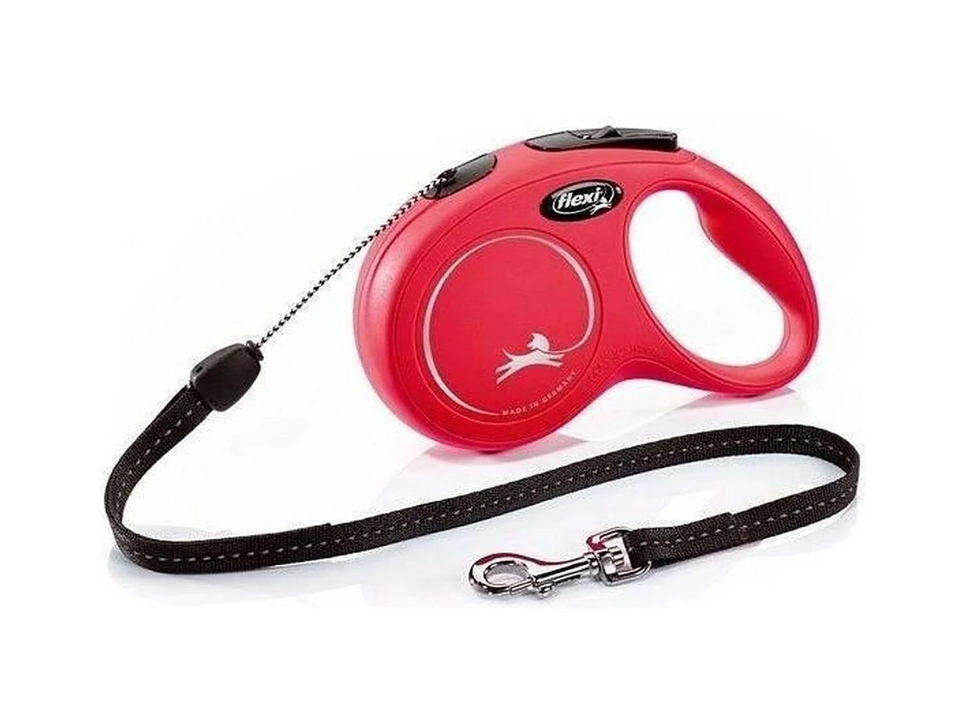 Laisse New Classic S Cord 8 m rouge