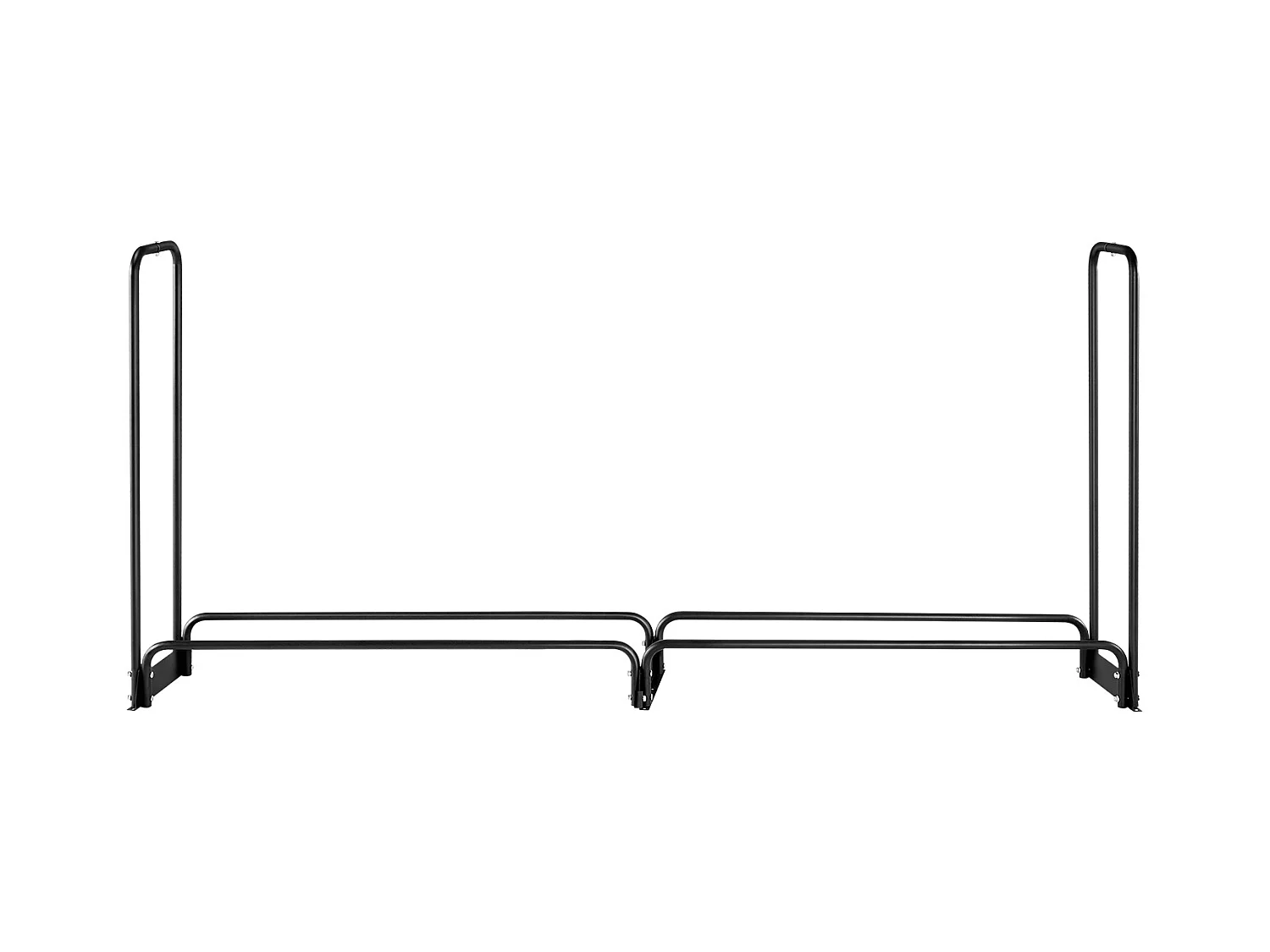 Support à Bois SucceBuy de Chauffage avec Housse Imperméable, Range-bûches Extérieur en Métal, 257 x 36 x 117 cm, Charge Maximale 299,4 kg, pour Terrasse