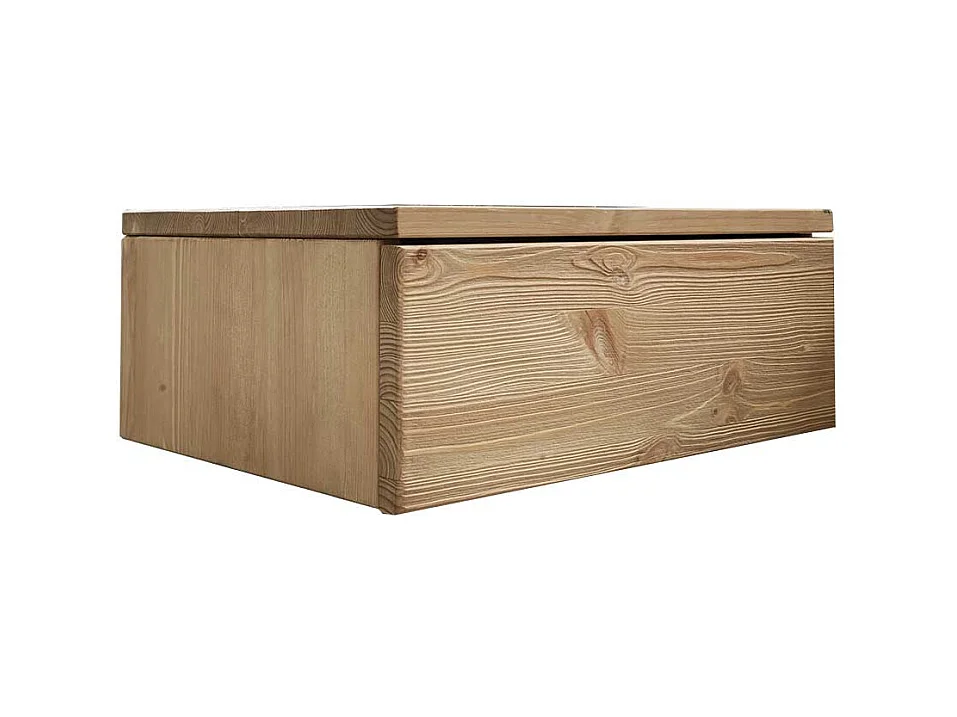 Wand Nachtkonsole aus Kiefer Massivholz modernem Design