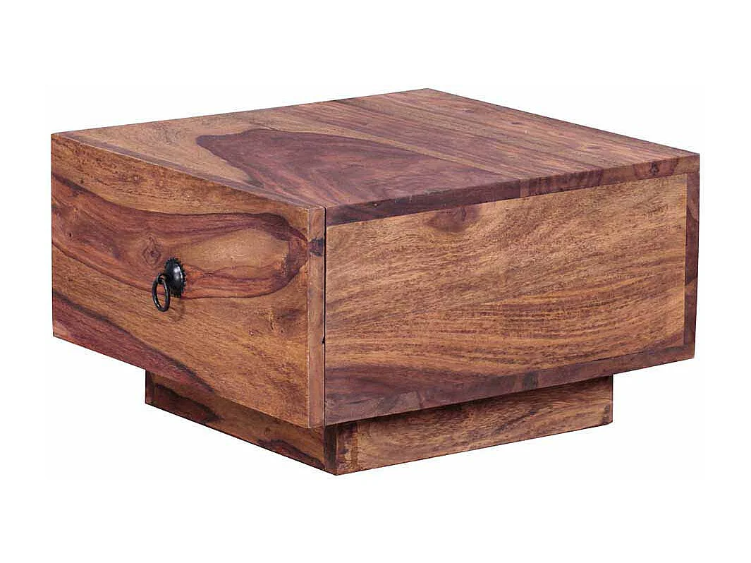 Nachttisch aus Sheesham Massivholz 40 cm breit