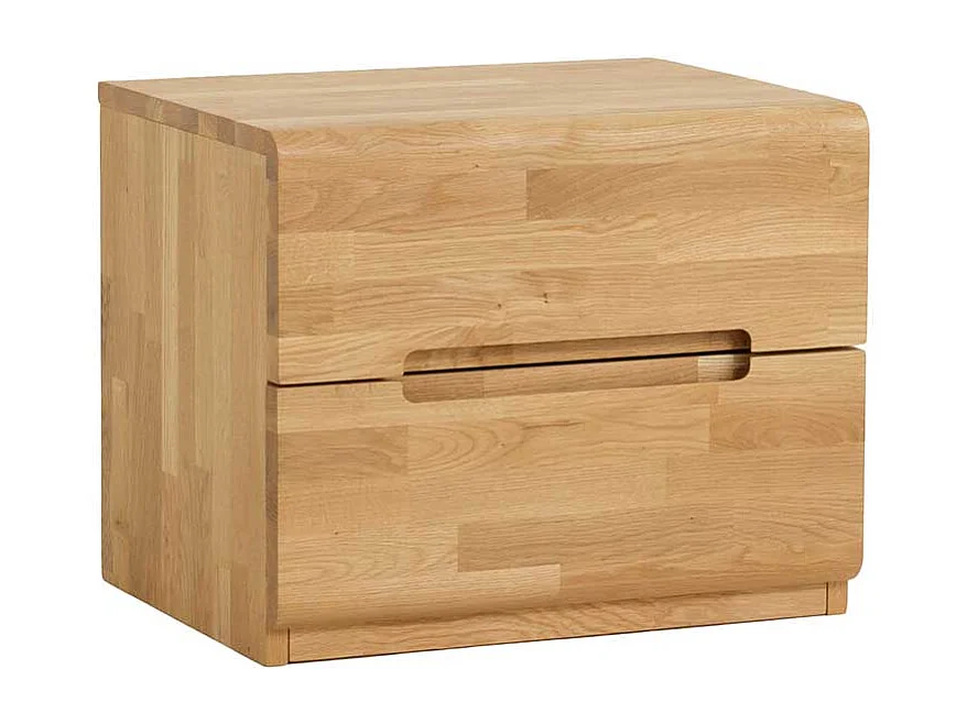 Massiv Nachtkommode aus Wildeiche Honigfarben geölt