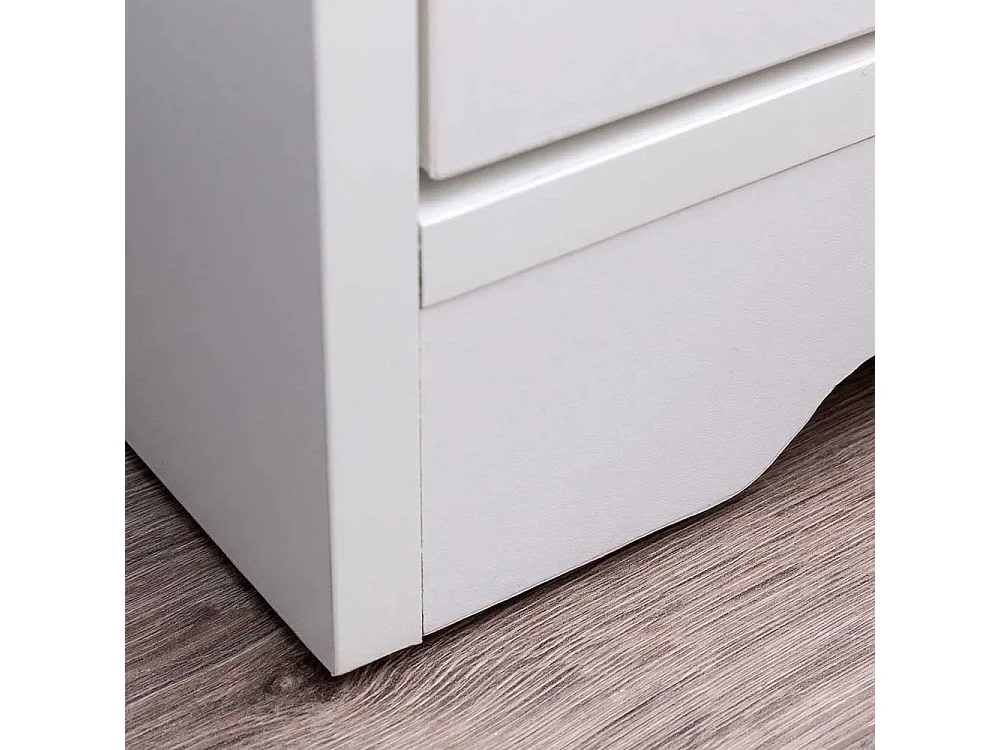 Schlafkommode in Weiß drei Schubladen