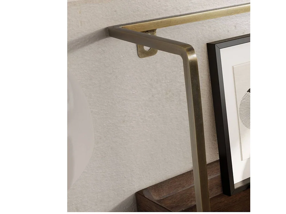 Nachttisch Nachtschrank in Dunkelbraun mit einer Schublade