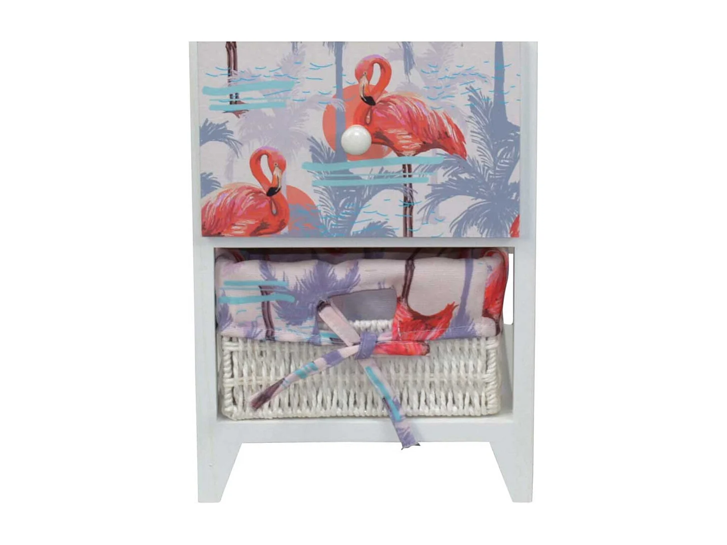 Schlafkommode im Flamingo Design 30 cm breit
