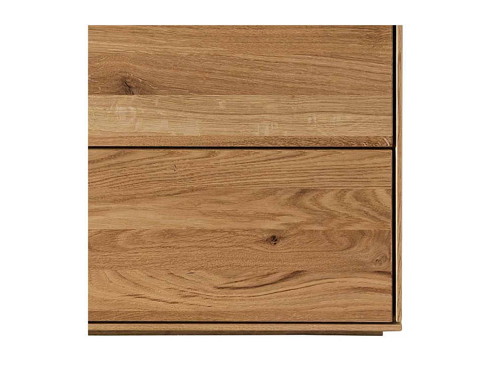 Nachtkommode aus Wildeiche Massivholz Oberfläche geölt
