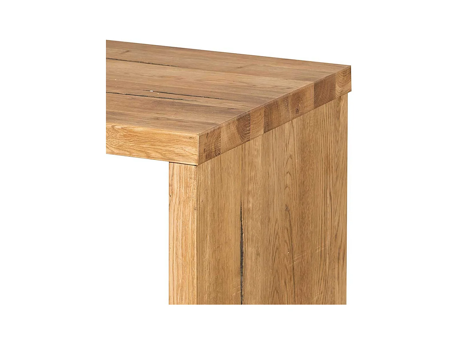 Nachttisch aus Eiche Massivholz 40 cm