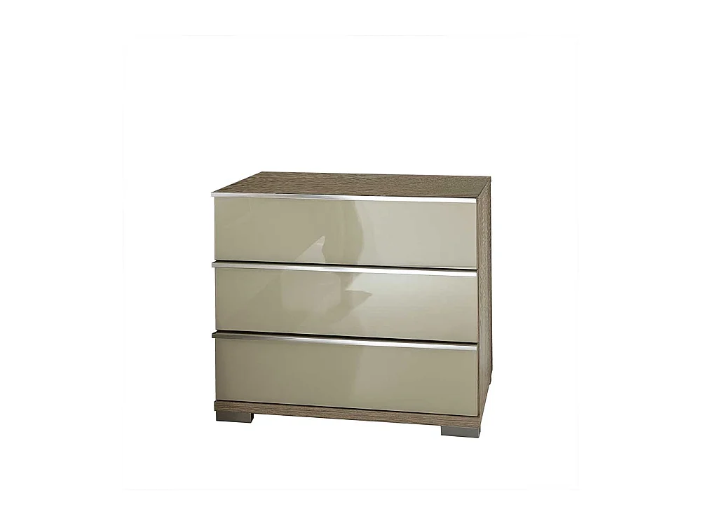 Nachtschrank in Creme Eiche Sägerau