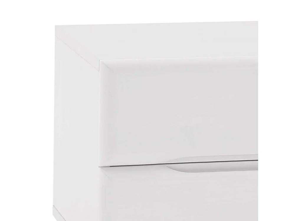 Nachtkonsole in Weiß Buche Massivholz