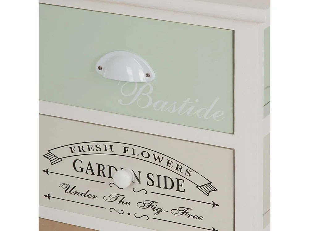 Nachtkommode im Shabby Chic Design für Boxspringbett