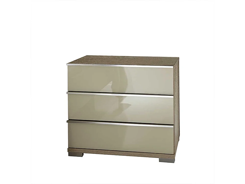 Nachtschrank in Creme Eiche Sägerau