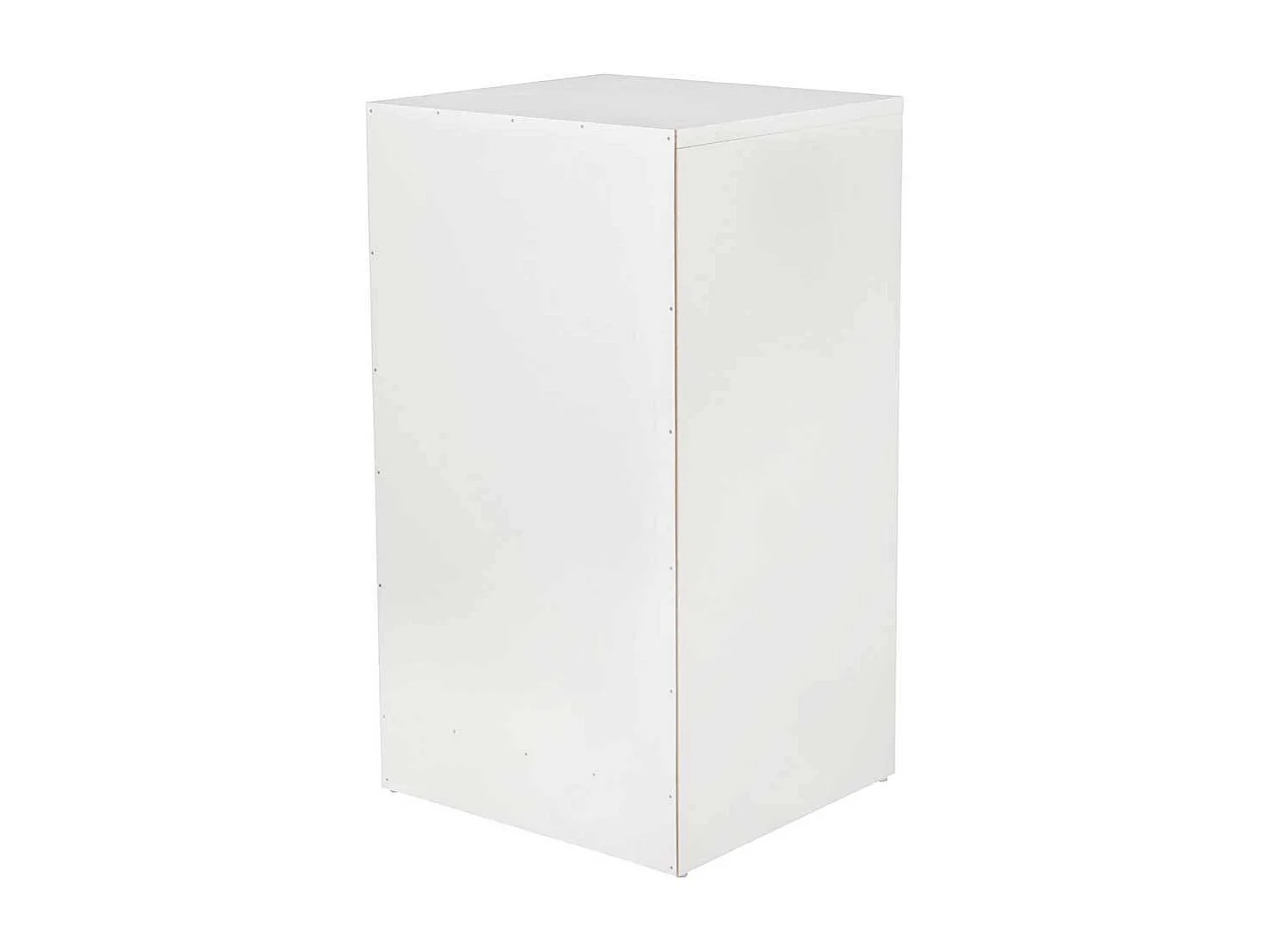 Hohe Nachttisch Kommode in Weiß - 68 cm drei Schubladen