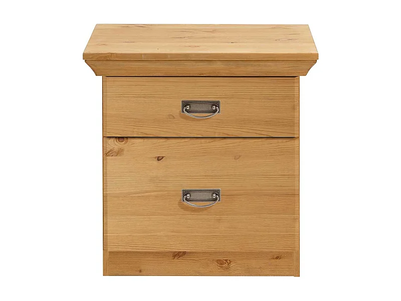 Kiefer Nachtkommoden im Landhausstil zwei Schubladen