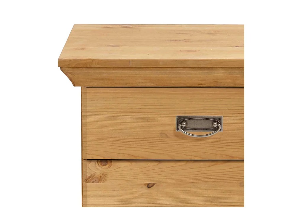 Kiefer Nachtkommoden im Landhausstil zwei Schubladen